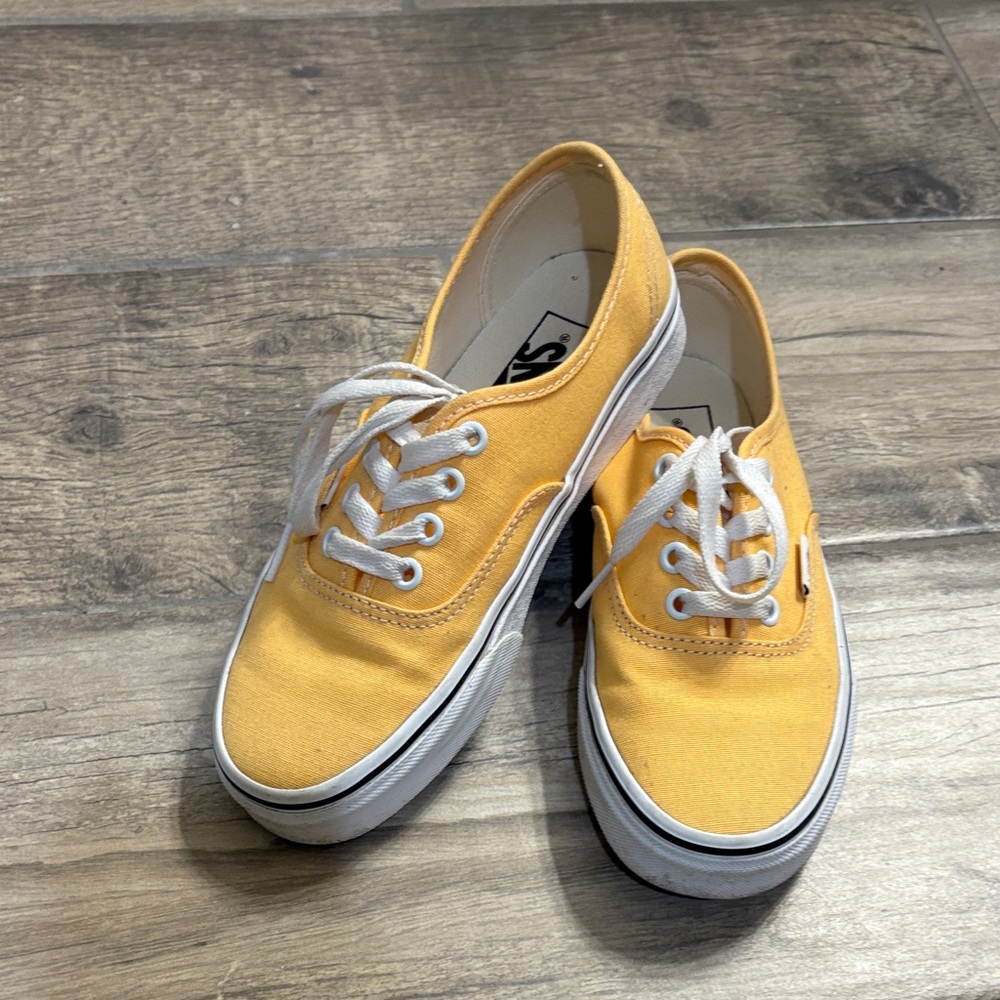 Vans Yellow Canvas Shoes
